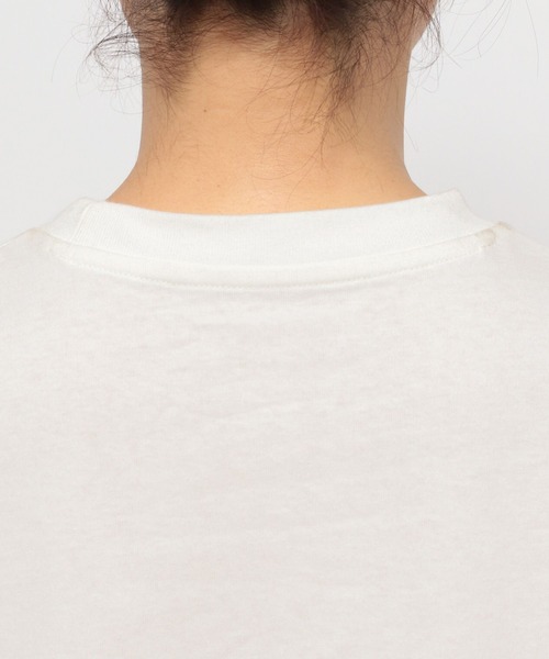 LOWRYS FARM（ローリーズファーム）の「リメイクソデフリルＴＳＳ 127828（Tシャツ/カットソー・レディース・チャコールグレー/アイボリー/オレンジ・FREE）」の21枚目の写真