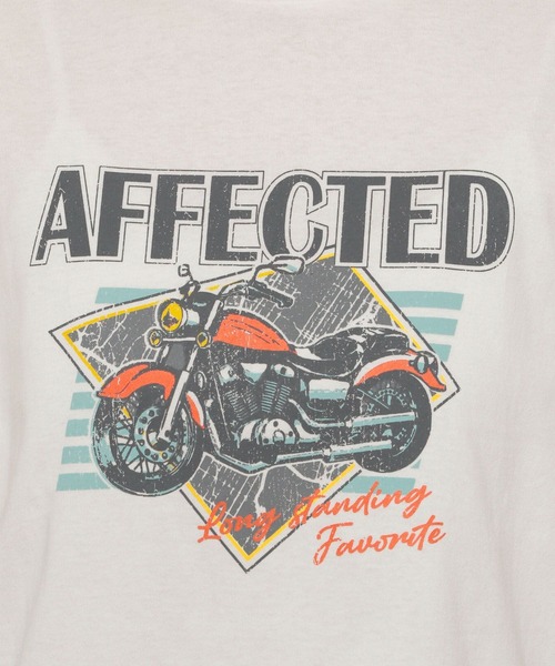 LOWRYS FARM（ローリーズファーム）の「リメイクソデフリルＴＳＳ 127828（Tシャツ/カットソー・レディース・チャコールグレー/アイボリー/オレンジ・FREE）」の22枚目の写真