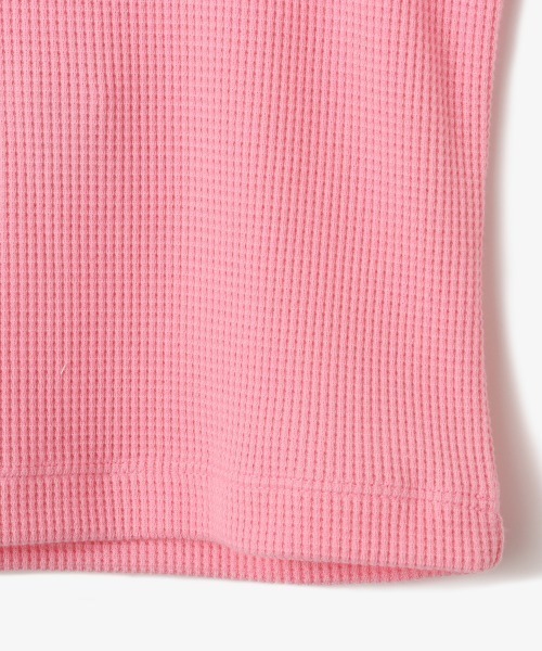atmos pink（アトモスピンク）の「atmos pink Ameslee Waffle Tank / アトモス ピンク アメスリ ワッフル タンク（タンクトップ・レディース・ホワイト/ピンク/ブラック/ブルー・FREE）」の8枚目の写真