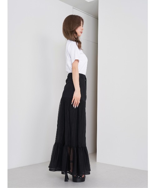 Darich（ダーリッチ）の「モノグラムTシャツ（Tシャツ/カットソー・レディース・サックスブルー/ブラック/ホワイト/パープル・FREE）」の11枚目の写真