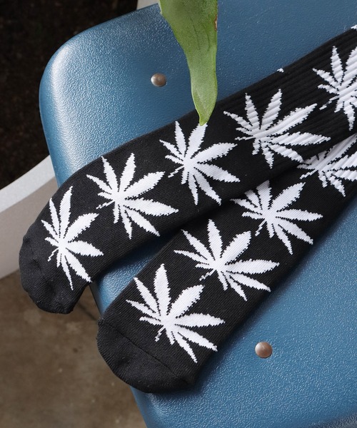 HUF（ハフ）の「HUF/ハフ HUF SET PLANTLIFE SOCK 靴下（ソックス/靴下・メンズ・ホワイト/ブラック・FREE）」の12枚目の写真