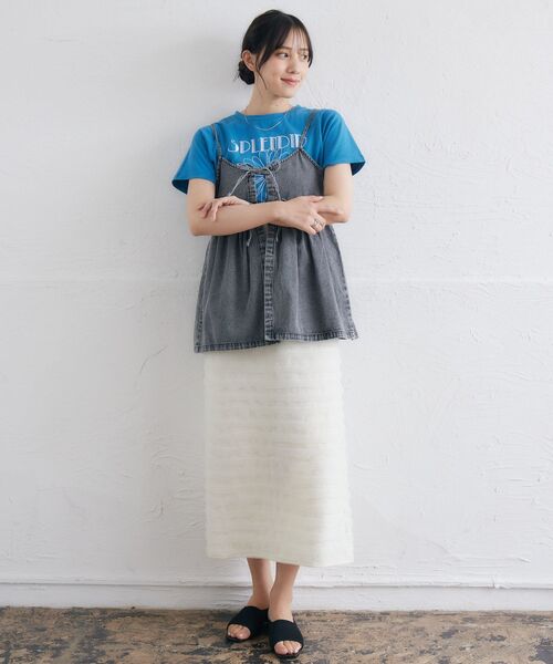 RETRO GIRL（レトロガール）の「アソートペプラムビスチェ（キャミソール・レディース・ブラック/ブルー系その他/ブラック系その他/ブルー・FREE）」の7枚目の写真