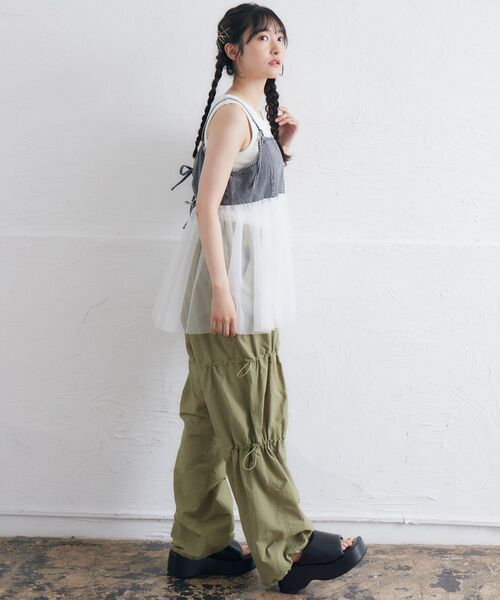 RETRO GIRL（レトロガール）の「アソートペプラムビスチェ（キャミソール・レディース・ブラック/ブルー系その他/ブラック系その他/ブルー・FREE）」の17枚目の写真