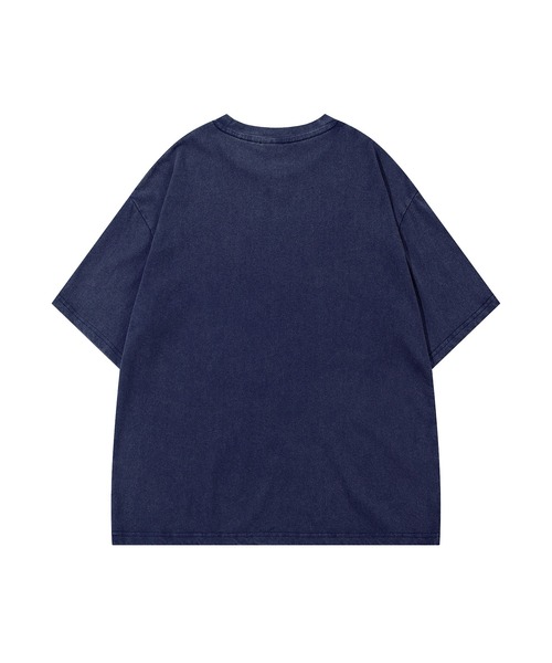 HOOK(フック)の「HOOK -original- マフィアわんこプリントウォッシュ半袖TEE (SS)(Tシャツ/カットソー・メンズ・ネイビー/グレー/ブラック/ブラウン・M/XL/L)」の8枚目の写真