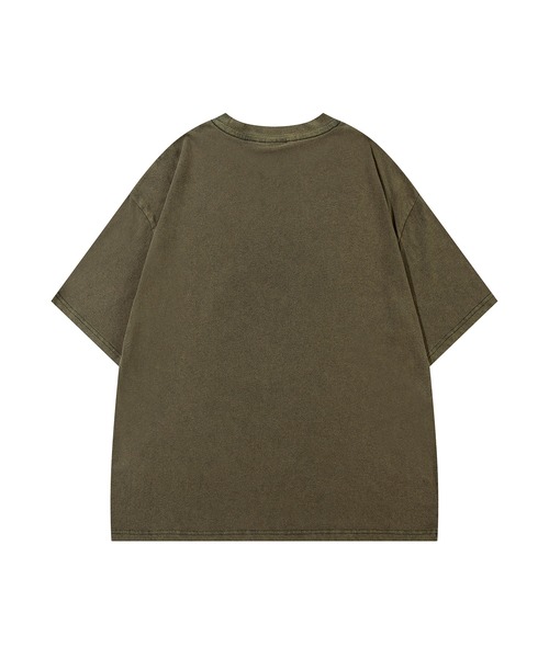 HOOK(フック)の「HOOK -original- マフィアわんこプリントウォッシュ半袖TEE (SS)(Tシャツ/カットソー・メンズ・ネイビー/グレー/ブラック/ブラウン・M/XL/L)」の10枚目の写真
