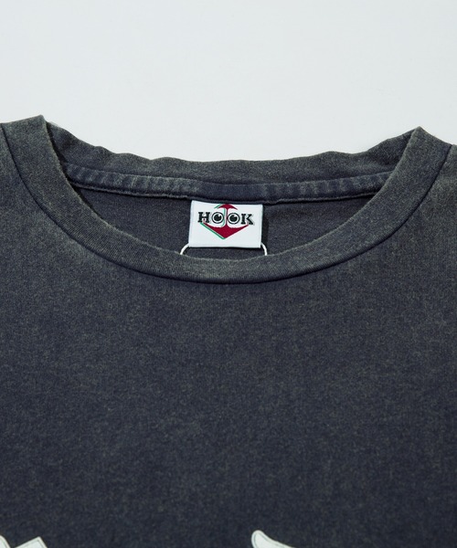 HOOK(フック)の「HOOK -original- マフィアわんこプリントウォッシュ半袖TEE (SS)(Tシャツ/カットソー・メンズ・ネイビー/グレー/ブラック/ブラウン・M/XL/L)」の22枚目の写真