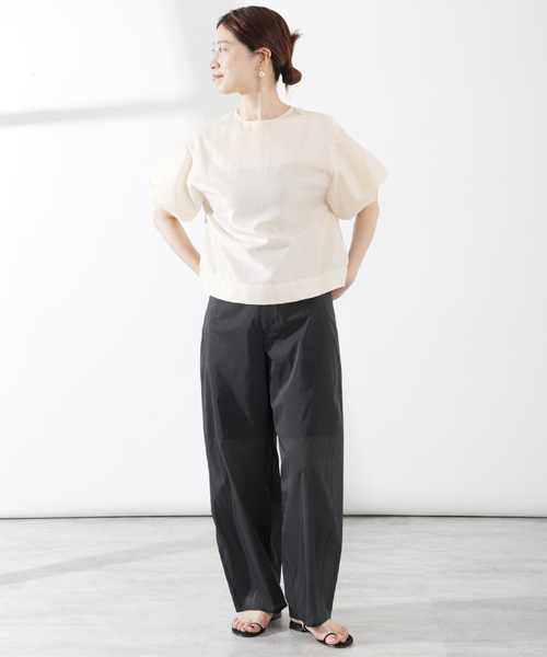 VERMEIL par iena 2024SS ヴィンテージタフタブラウス VERMEIL par iena（ヴェルメイユパーイエナ）の「ヴィンテージ