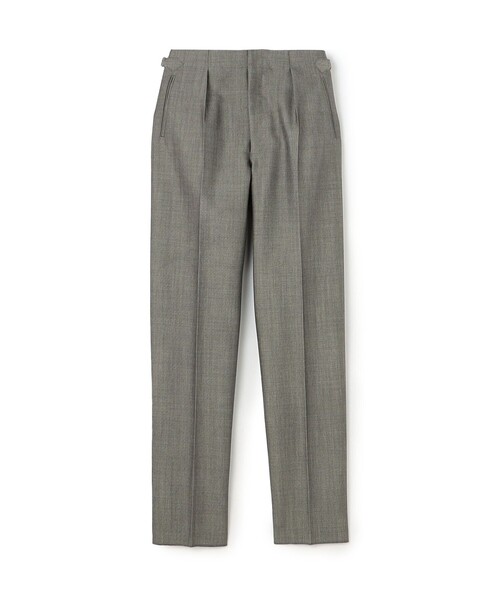 TOMORROWLAND (トゥモローランド)の「FUMIYA HIRANO THE TROUSERS HAMPSTED ウールモヘヤ 1プリーツトラウザーズ(スラックス・メンズ・グレー・42/38/36)」の1枚目の写真