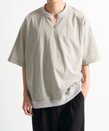 CITY TOKYO（シティトウキョウ）の「リラックスナイロンキーネックプルオーバー（Tシャツ/カットソー・メンズ）」