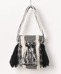 【Swaraj/スワラージ】ジャガードバケツ型バッグ / ハンドバッグ / ハンドメイド