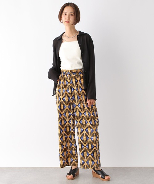 LEPSIM（レプシィム）の「シアー楊柳シャツ　122004（シャツ/ブラウス・レディース・ブラック/オフホワイト/イエロー・FREE）」の13枚目の写真