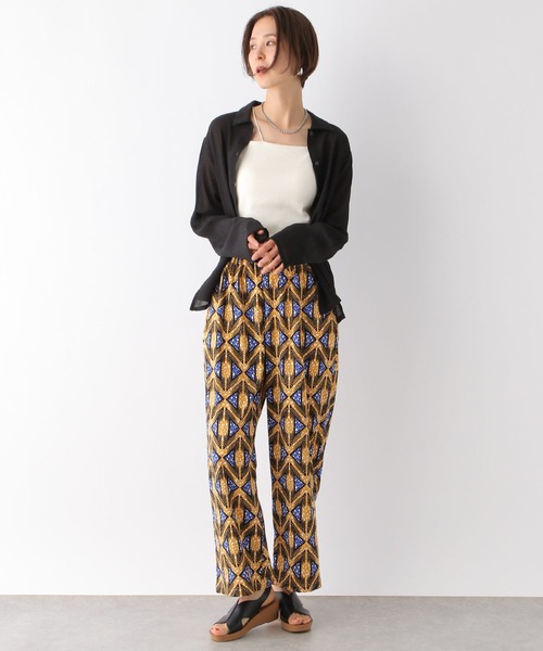 LEPSIM（レプシィム）の「シアー楊柳シャツ　122004（シャツ/ブラウス・レディース・ブラック/オフホワイト/イエロー・FREE）」の14枚目の写真