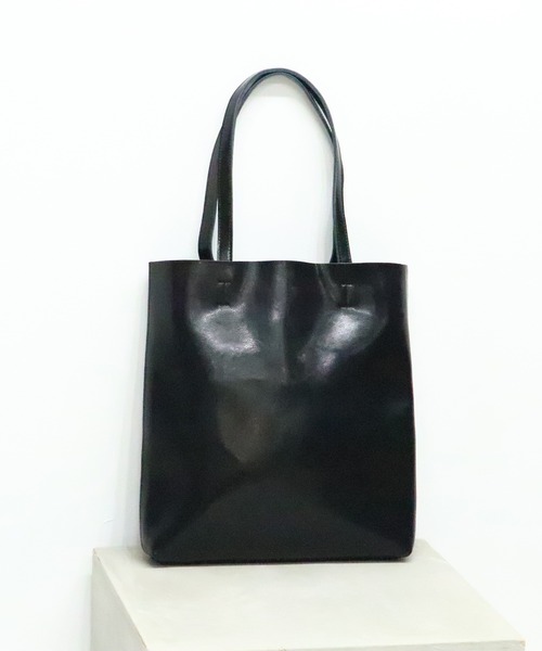 本革 黒のトートバッグ（カーラ】レザートートバッグ S 本革（トート 