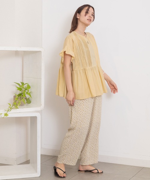 POU DOU DOU（プードゥドゥ）の「アソートプリントイージーパンツ（その他パンツ・レディース・アイボリー/ブラック/スミクロ・3）」の21枚目の写真