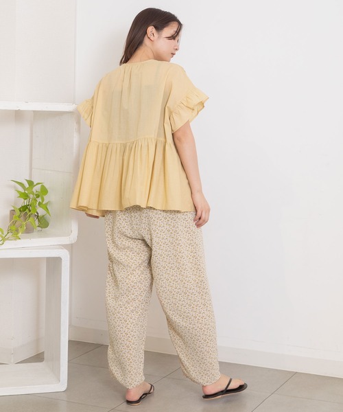 POU DOU DOU（プードゥドゥ）の「アソートプリントイージーパンツ（その他パンツ・レディース・アイボリー/ブラック/スミクロ・3）」の20枚目の写真