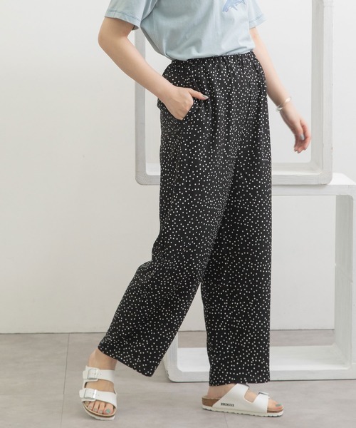 POU DOU DOU（プードゥドゥ）の「アソートプリントイージーパンツ（その他パンツ・レディース・アイボリー/ブラック/スミクロ・3）」の18枚目の写真