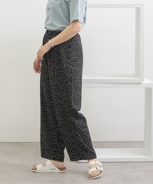 POU DOU DOU（プードゥドゥ）の「アソートプリントイージーパンツ（その他パンツ・レディース・アイボリー/ブラック/スミクロ・3）」の16枚目の写真