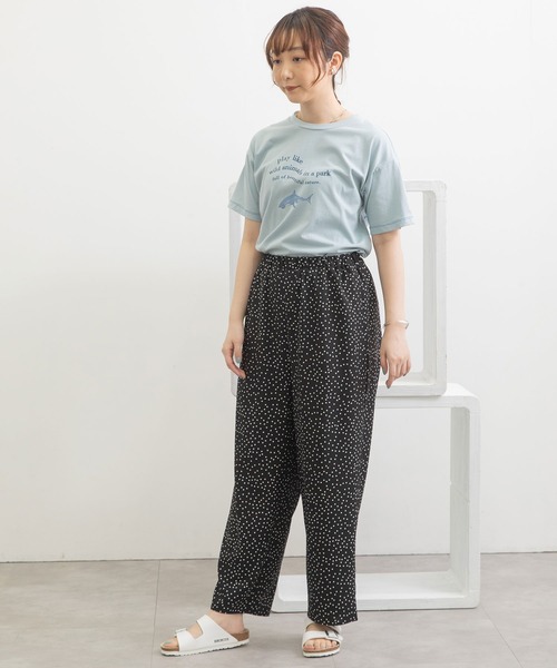 POU DOU DOU（プードゥドゥ）の「アソートプリントイージーパンツ（その他パンツ・レディース・アイボリー/ブラック/スミクロ・3）」の12枚目の写真