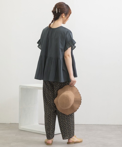 POU DOU DOU（プードゥドゥ）の「アソートプリントイージーパンツ（その他パンツ・レディース・アイボリー/ブラック/スミクロ・3）」の9枚目の写真