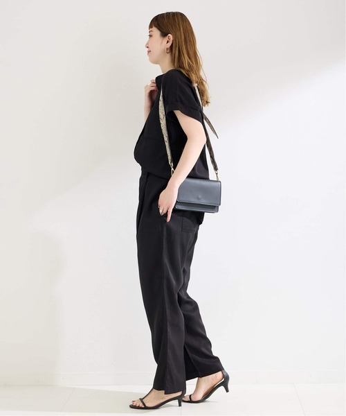 B.C STOCK(ベーセーストック)の「《追加》手洗い可 / セルロースワイドパンツ(その他パンツ・レディース・ブルー系その他/ブラック/アイボリー・FREE)」の6枚目の写真