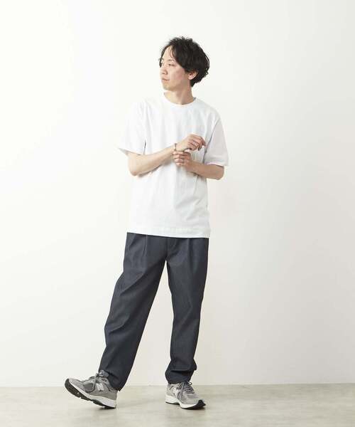 MEN'S MELROSE（メンズメルローズ）の「40/2天竺 プリントTシャツ（Tシャツ/カットソー・メンズ・ホワイト系その他3/ホワイト系その他2/ホワイト系その他・3/2/4）」の16枚目の写真