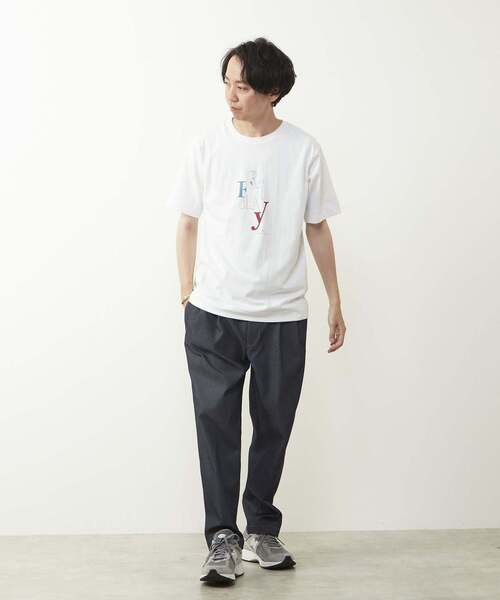 MEN'S MELROSE（メンズメルローズ）の「40/2天竺 プリントTシャツ（Tシャツ/カットソー・メンズ・ホワイト系その他3/ホワイト系その他2/ホワイト系その他・3/2/4）」の20枚目の写真