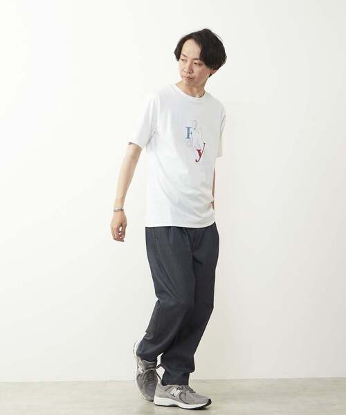 MEN'S MELROSE（メンズメルローズ）の「40/2天竺 プリントTシャツ（Tシャツ/カットソー・メンズ・ホワイト系その他3/ホワイト系その他2/ホワイト系その他・3/2/4）」の21枚目の写真