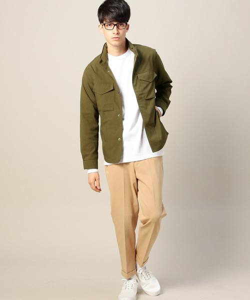 BEAUTY&YOUTH UNITED ARROWS（ビューティーアンドユースユナイテッドアローズ）の「BY タッサー M65 CPOジャケット◆（ミリタリージャケット・メンズ・ネイビー/オリーブ・SMALL/X-LARGE/LARGE/MEDIUM）」の15枚目の写真