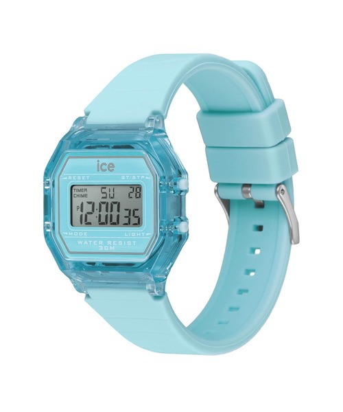ICE WATCH（アイスウォッチ）の「「Ice-Watch アイスウォッチ」ICE digit retro アイスデジット レトロ　ネオンカラー（デジタル腕時計・レディース・スカイブルー/ホワイト/ミント/ライム/ブラック/レッド/イエロー/オレンジ/フューシャピンク・32mm）」の10枚目の写真