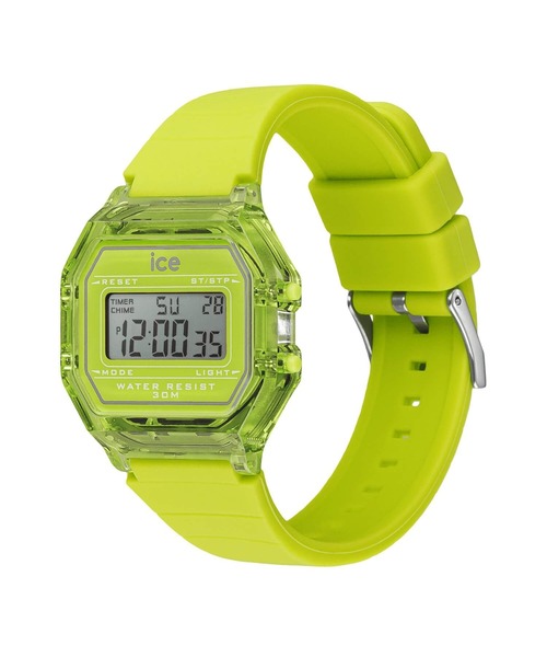 ICE WATCH（アイスウォッチ）の「「Ice-Watch アイスウォッチ」ICE digit retro アイスデジット レトロ　ネオンカラー（デジタル腕時計・レディース・スカイブルー/ホワイト/ミント/ライム/ブラック/レッド/イエロー/オレンジ/フューシャピンク・32mm）」の13枚目の写真