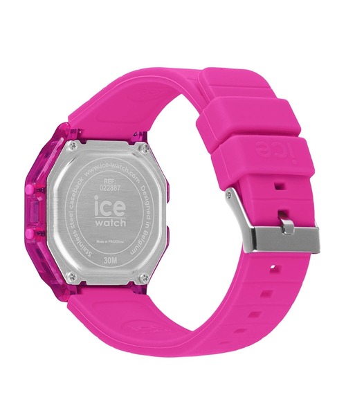 ICE WATCH（アイスウォッチ）の「「Ice-Watch アイスウォッチ」ICE digit retro アイスデジット レトロ　ネオンカラー（デジタル腕時計・レディース・スカイブルー/ホワイト/ミント/ライム/ブラック/レッド/イエロー/オレンジ/フューシャピンク・32mm）」の14枚目の写真