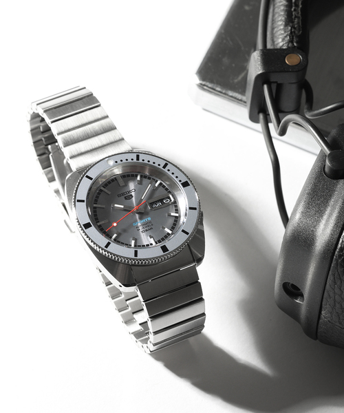 SEIKO 5（セイコーファイブ）の「【SEIKO / セイコー】5 SPORTS SBSA269 Gray（アナログ腕時計・レディース・シルバー・FREE）」の5枚目の写真