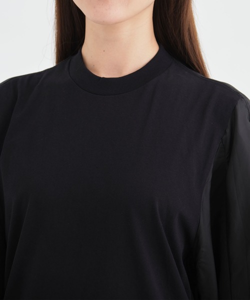 toga pulla トーガプルラ Cupra Jersey Tシャツ ブラック TOGA PULLA（トーガ プルラ）の「【TOGA PULLA/トーガプルラ