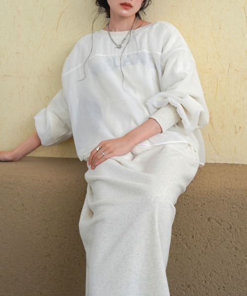 Bab（バブ）の「【S・Mサイズ展開】ロゴシアードッキングスウェットワンピース（ワンピース・レディース・アイボリー/ブラック/グレー系その他2/モカ/ライトグリーン・S/M）」の17枚目の写真