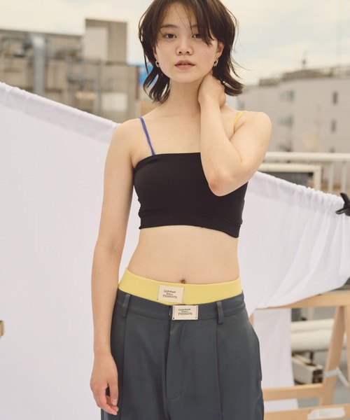 common gull products.（コモンガルプロダクツ）の「わがままなチューブトップ（チューブトップ・レディース・アイボリー/ブラック・SMALL/MEDIUM）」の4枚目の写真