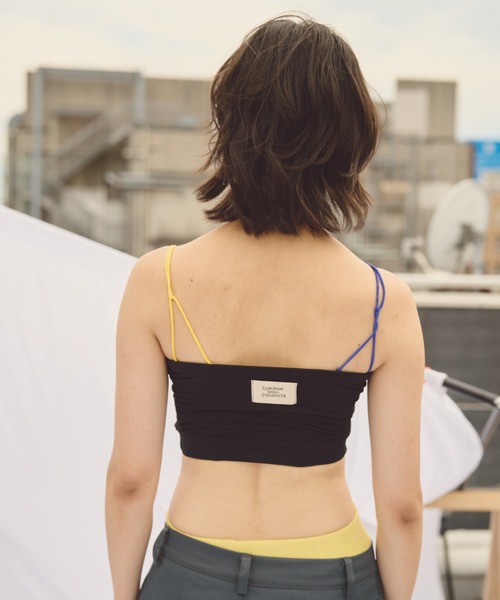 common gull products.（コモンガルプロダクツ）の「わがままなチューブトップ（チューブトップ・レディース・アイボリー/ブラック・SMALL/MEDIUM）」の18枚目の写真