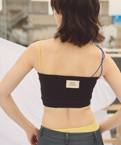 common gull products.（コモンガルプロダクツ）の「わがままなチューブトップ（チューブトップ・レディース・アイボリー/ブラック・SMALL/MEDIUM）」の19枚目の写真