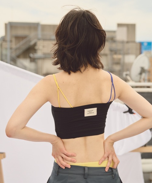 common gull products.（コモンガルプロダクツ）の「わがままなチューブトップ（チューブトップ・レディース・アイボリー/ブラック・SMALL/MEDIUM）」の21枚目の写真