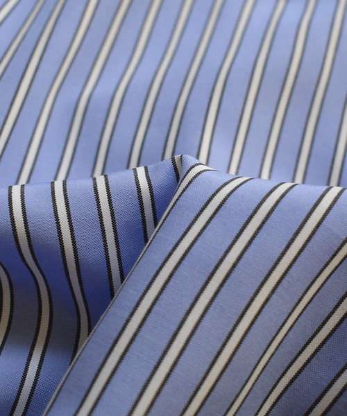 zootie（ズーティー）の「ストライプスイッチ シャツワンピース（シャツワンピース・レディース・ネイビー/ベージュ・M）」の16枚目の写真