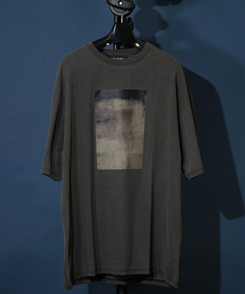 unrelaxing（アンリラクシング）の「ヴィンテージライク 古着風 綿100％ピグメント加工TプリントTシャツ（Tシャツ/カットソー・メンズ・その他12/その他18/その他27/その他28/その他10・MEDIUM/LARGE/X-LARGE）」の5枚目の写真