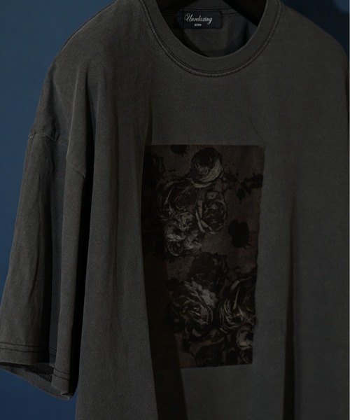 unrelaxing（アンリラクシング）の「ヴィンテージライク 古着風 綿100％ピグメント加工TプリントTシャツ（Tシャツ/カットソー・メンズ・その他12/その他18/その他27/その他28/その他10・MEDIUM/LARGE/X-LARGE）」の9枚目の写真