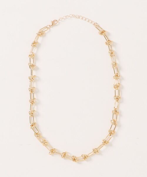 styiro(スタイロ)の「ニッケルフリー スレッドノットチェーンネックレス(ネックレス・レディース・シルバー/ゴールド・FREE)」の3枚目の写真