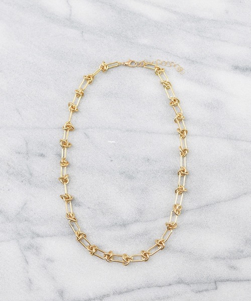 styiro(スタイロ)の「ニッケルフリー スレッドノットチェーンネックレス(ネックレス・レディース・シルバー/ゴールド・FREE)」の10枚目の写真