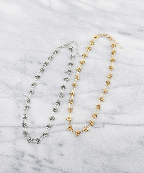 styiro(スタイロ)の「ニッケルフリー スレッドノットチェーンネックレス(ネックレス・レディース・シルバー/ゴールド・FREE)」の11枚目の写真