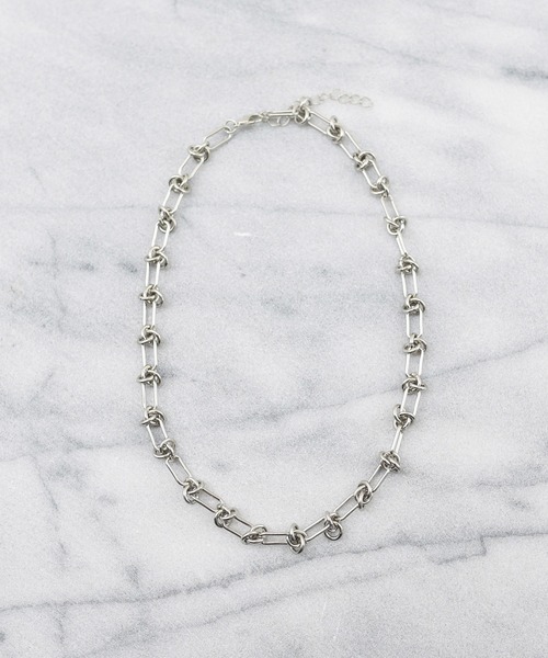 styiro(スタイロ)の「ニッケルフリー スレッドノットチェーンネックレス(ネックレス・レディース・シルバー/ゴールド・FREE)」の8枚目の写真