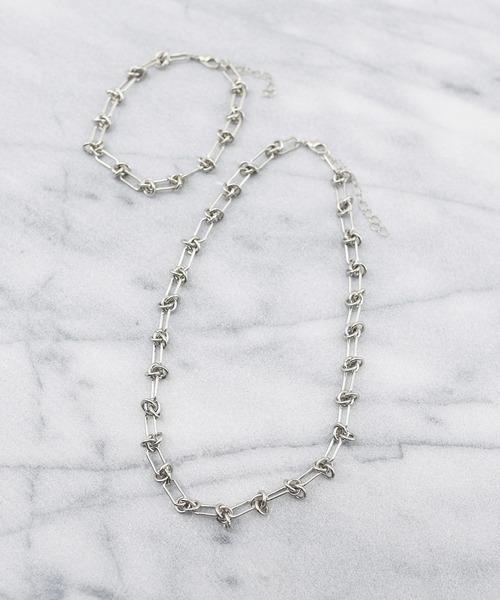 styiro(スタイロ)の「ニッケルフリー スレッドノットチェーンネックレス(ネックレス・レディース・シルバー/ゴールド・FREE)」の7枚目の写真