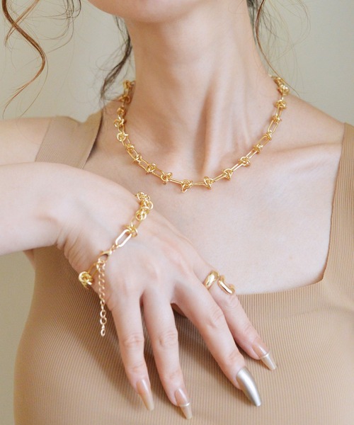 styiro(スタイロ)の「ニッケルフリー スレッドノットチェーンネックレス(ネックレス・レディース・シルバー/ゴールド・FREE)」の14枚目の写真