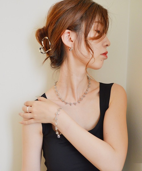 styiro(スタイロ)の「ニッケルフリー スレッドノットチェーンネックレス(ネックレス・レディース・シルバー/ゴールド・FREE)」の12枚目の写真