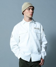 AVIREX | BASIC FATIGUE LONG SLEEVE SHIRT / ベーシック ファティーグ ロングスリーブ シャツ / AVIREX / アヴィレックス(シャツ/ブラウス)