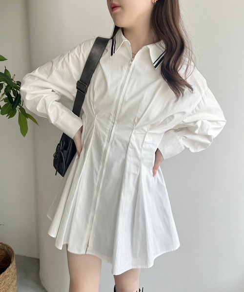 ■NICE CLAUP(ナイスクラブ)シャツワンピース one after another NICE CLAUP/ロングシャツワンピース｜NICE